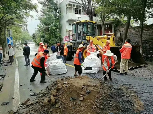 胜游官方网站装载机助力陇南灾区