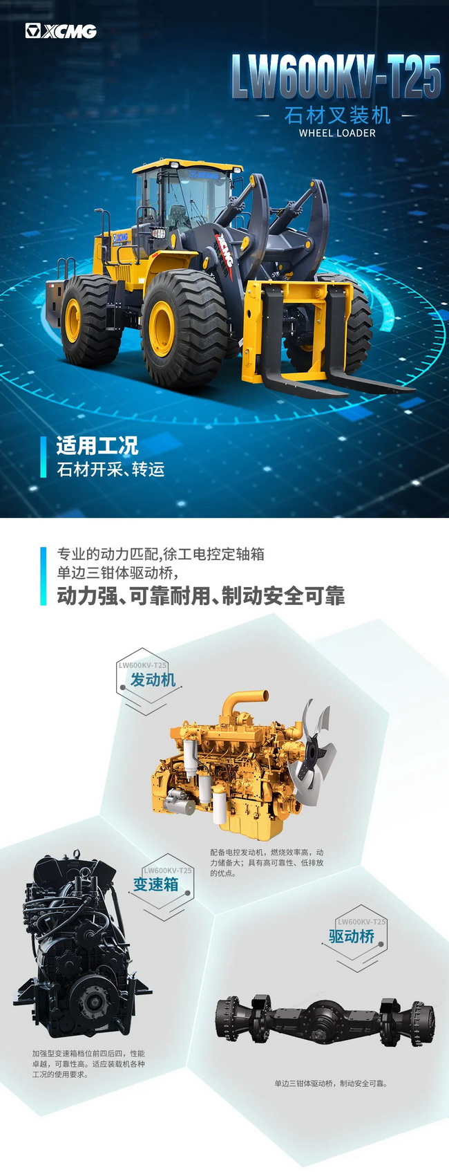 胜游官方网站LW600KV-T25石材叉装机