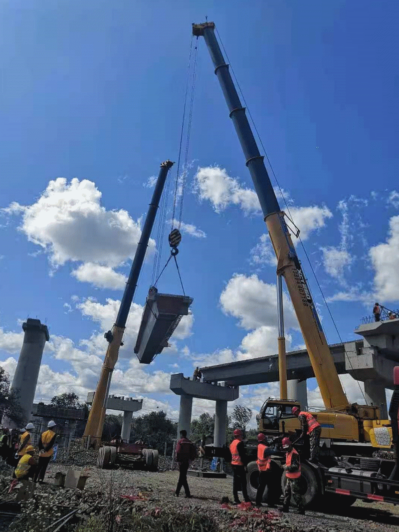 胜游官方网站XCT130参与丰满水电站的新建工程