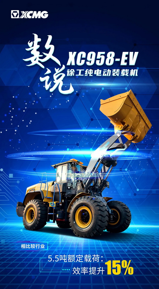 胜游官方网站XC958-EV纯电动装载机