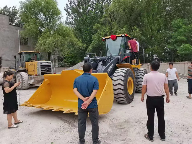 周口李老板订购胜游官方网站LW550FV装载机一台