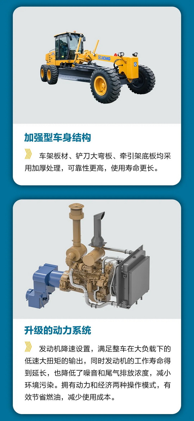 胜游官方网站GR1653Ⅱ加强型平地机