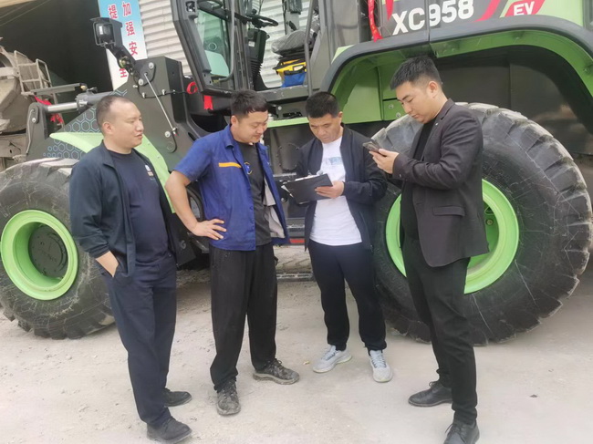 胜游官方网站XC958-EV纯电动装载机交付河南省周口市大客户
